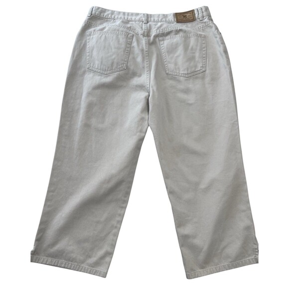 Lauren Jeans Co. Ralph Lauren Capris Womens 10 (30 X 20) Cotton Khaki - Picture 7 of 8